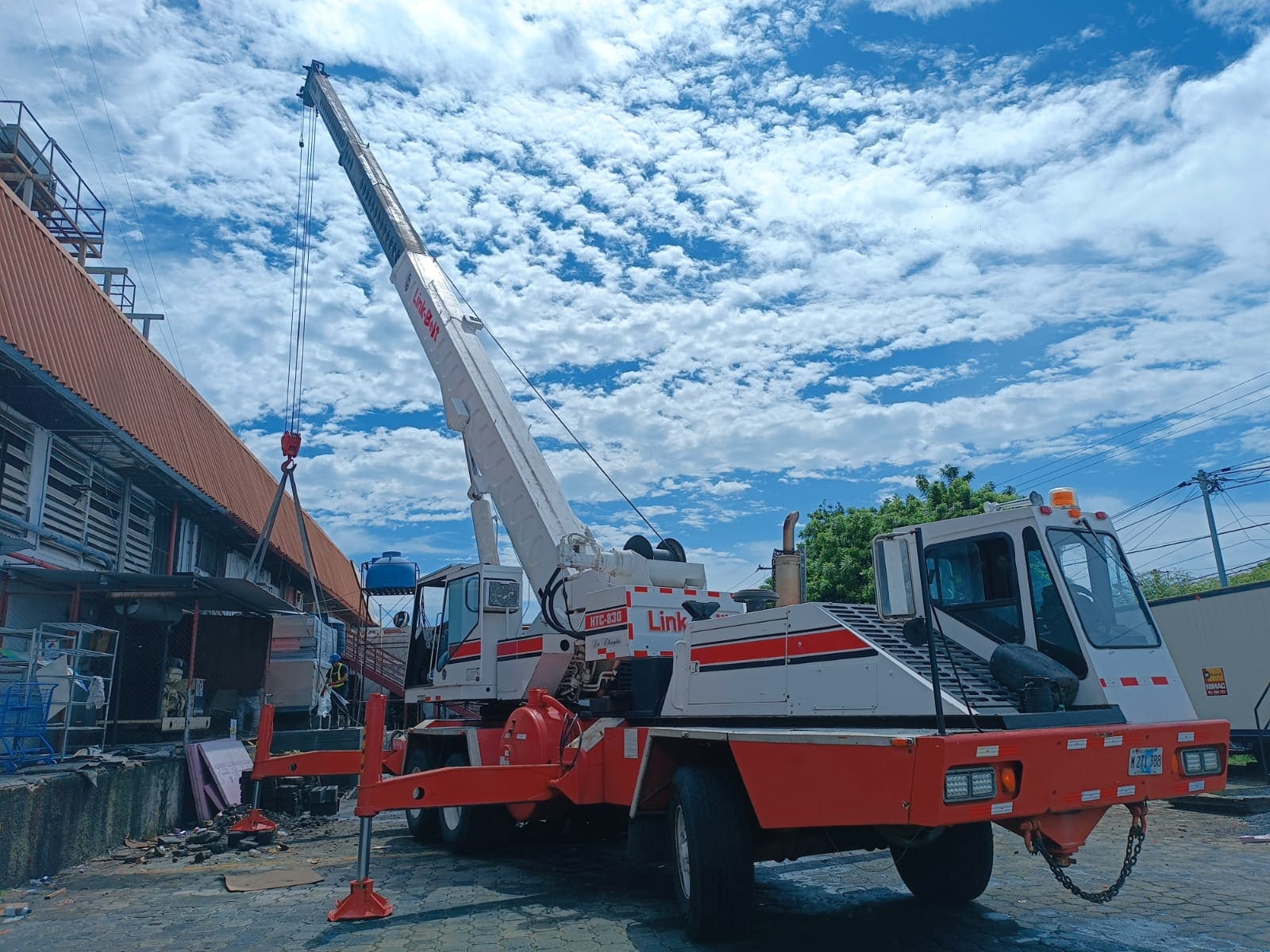 grua telescopia de 30 toneladas link belt